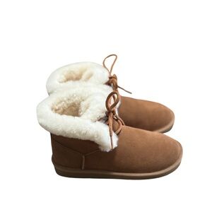 Ugg Brand New Kids Size U.S. 3 Shearling And Suede Winter Boots, Rare Style